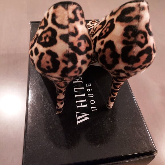 White House Black Market Olivia Leopard Heel - Picture 7 of 11